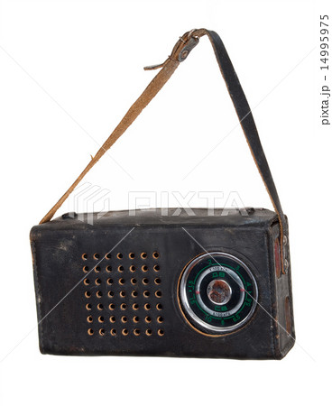 Old radio in a leather case Old radio in a leather case 14995975