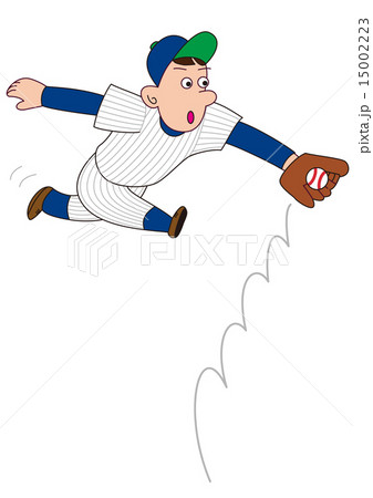 野球の守備_ゴロ 野球の守備_ゴロ 15002223