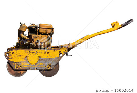 Old mini road roller for laying asphalt 15002614
