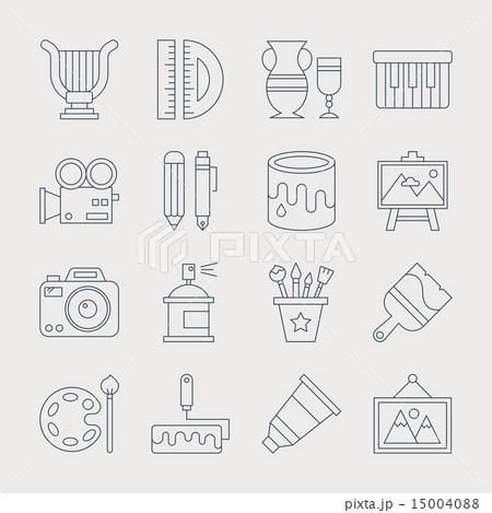 art line icon set 15004088