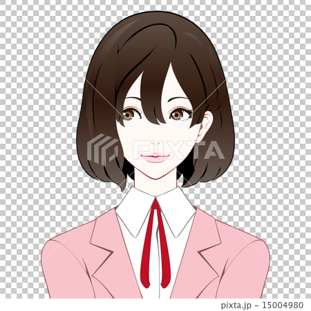 スーツの女性　横目 15004980