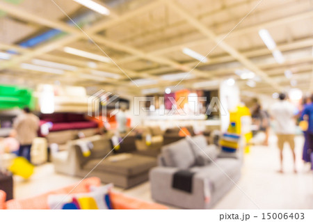 Store blur background with bokeh, People shopping 15006403