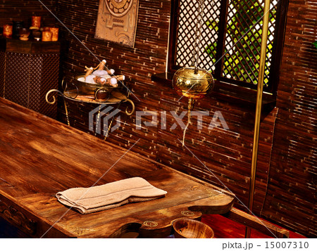 Ayurvedic spa massage still life 15007310