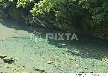 三碧峡の流れ／愛媛県　西条市 15007599