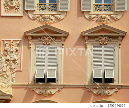 house with old grey shutter windows in Monaco 15009095