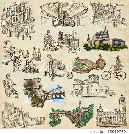 Luxembourg Travel - Full sized drawings 15010789