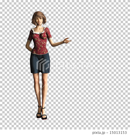 A model-oriented woman who guides perming A model-oriented woman who guides perming 15013153