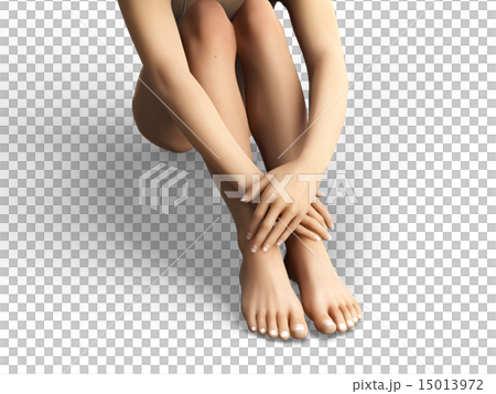 Beautiful skin limbs perming 3DCG illustration material 15013972
