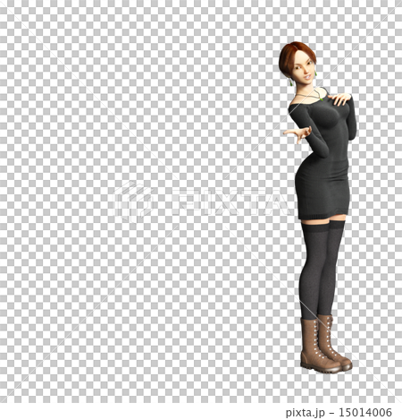 Female with perming model type 15014006