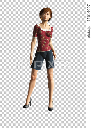 perming モデル体型の女性 15014007