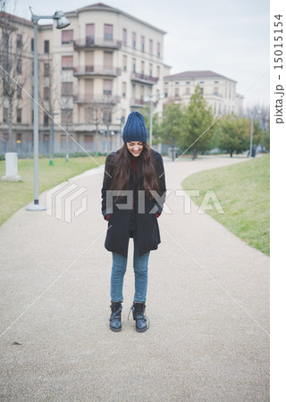 young beautiful long hair model woman young beautiful long hair model woman 15015154