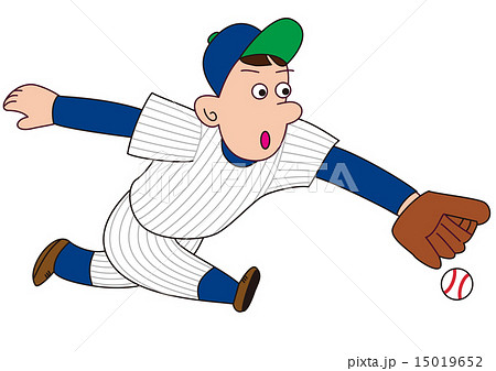 野球の守備_ゴロ 野球の守備_ゴロ 15019652