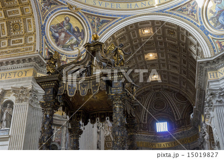 バチカンの内部装飾 内装 バチカンの内部装飾 内装 15019827