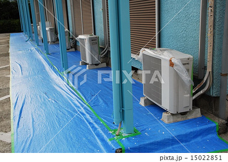 塗装工事の養生例 15022851