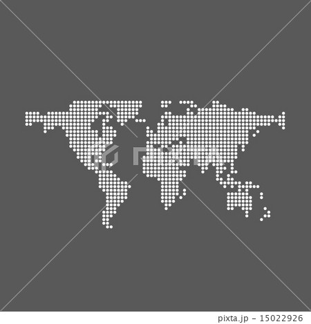 Abstract computer graphic World map Abstract computer graphic World map 15022926