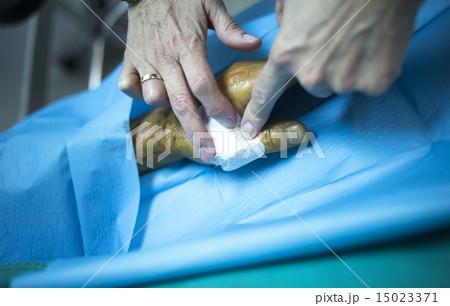Surgeon doctor injecting patient hospital clinic 15023371