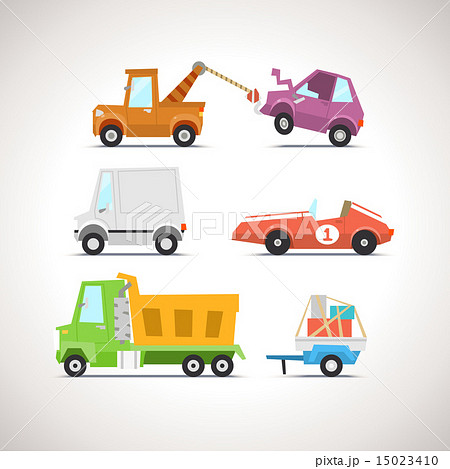 Car Flat Icon Set 4 15023410