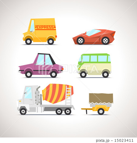 Car Flat Icon Set 5 15023411