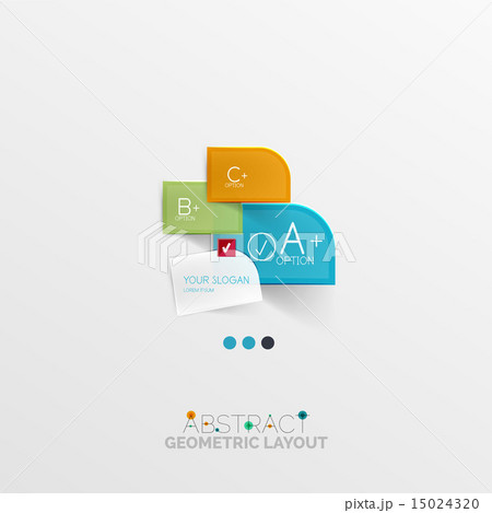 Modern abstract geometric info banner 15024320
