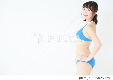 女性　水着 15025179