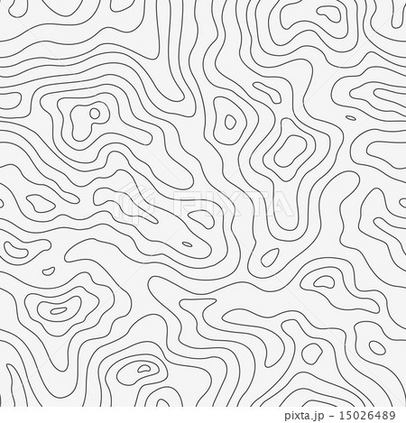 Topographic Map Seamless Pattern. Vector Backgroun 15026489