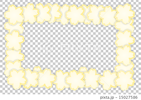 Flower frame _ yellow 15027586