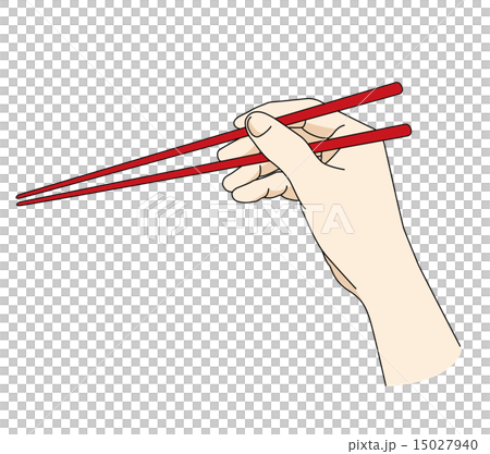 Hold chopsticks by hand Hold chopsticks by hand 15027940