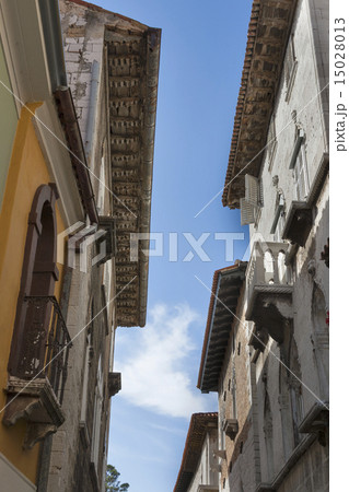 Porec narrow street in Croatia 15028013