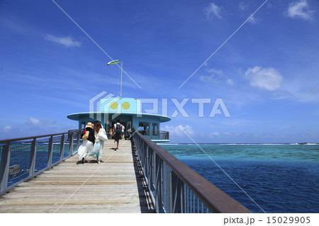 グアム　海中展望塔 15029905