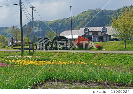 二連水車の風景 二連水車の風景 15030024