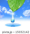 水滴の中のエコロジーな地球 15032142
