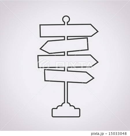 Direction road sign icon 15033048