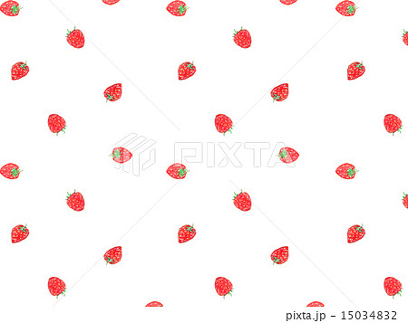 イチゴ 苺 いちご 果物 食べ物 デザート フルーツ スイーツ 甘い 美味しい おしゃれ ガーリー のイラスト素材 15034832 Pixta