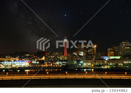 夜景と星空 夜景と星空 15034962
