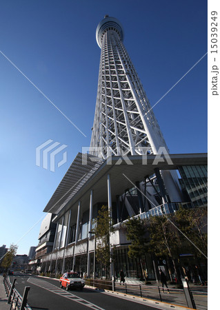スカイツリーを見上げる スカイツリーを見上げる 15039249