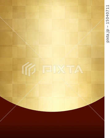 和の背景-金箔 15040711