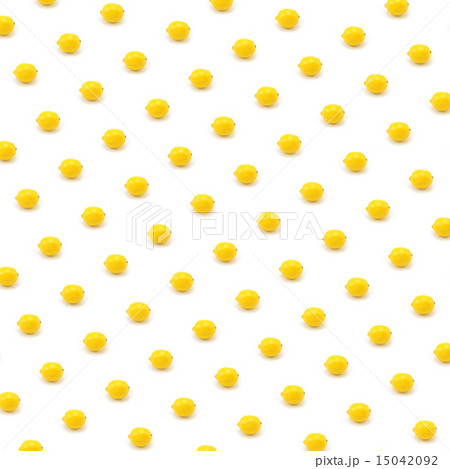 Lemon pattern with white backdrop Lemon pattern with white backdrop 15042092