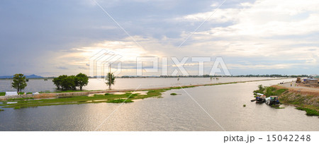 Flooding field in Mekong Delta 15042248