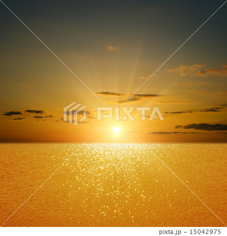 sunset over river 15042975