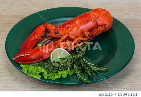 Red boiled lobster Red boiled lobster 15045131