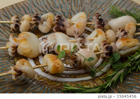 Grilled cuttlefish 15045456