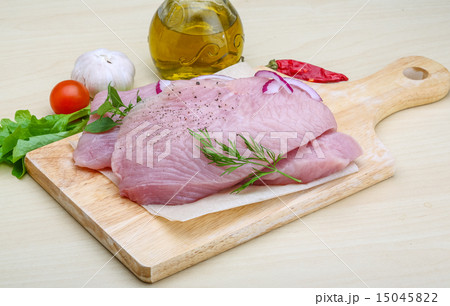 Raw turkey steak Raw turkey steak 15045822