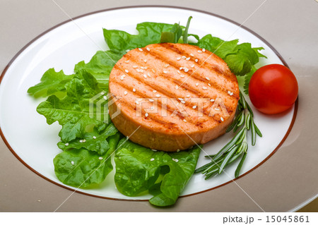 Salmon burger cutlet 15045861