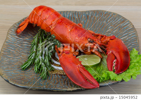 Red boiled lobster 15045952