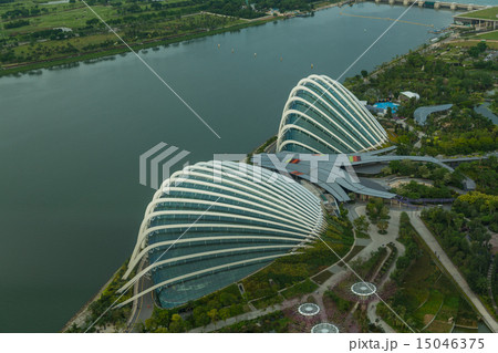 View of Singapore city skyline View of Singapore city skyline 15046375