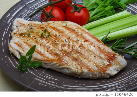 Grilled turkey steak Grilled turkey steak 15046426