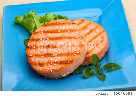 Salmon burger cutlet 15046681