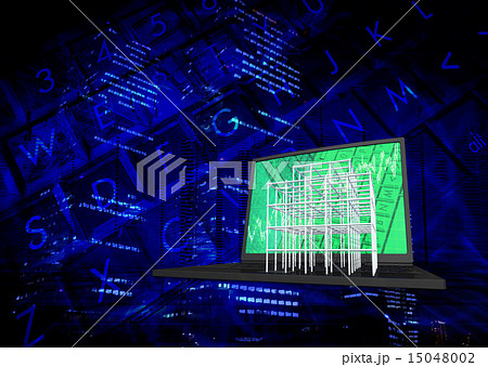 パソコン上のジャングルジム 15048002