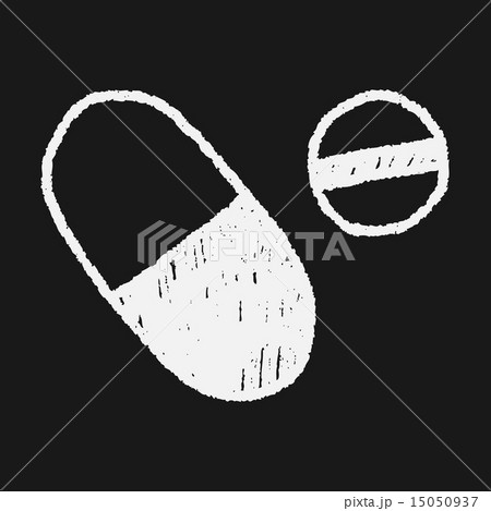 pills doodle drawing 15050937