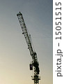 Construction cranes evening. 15051515